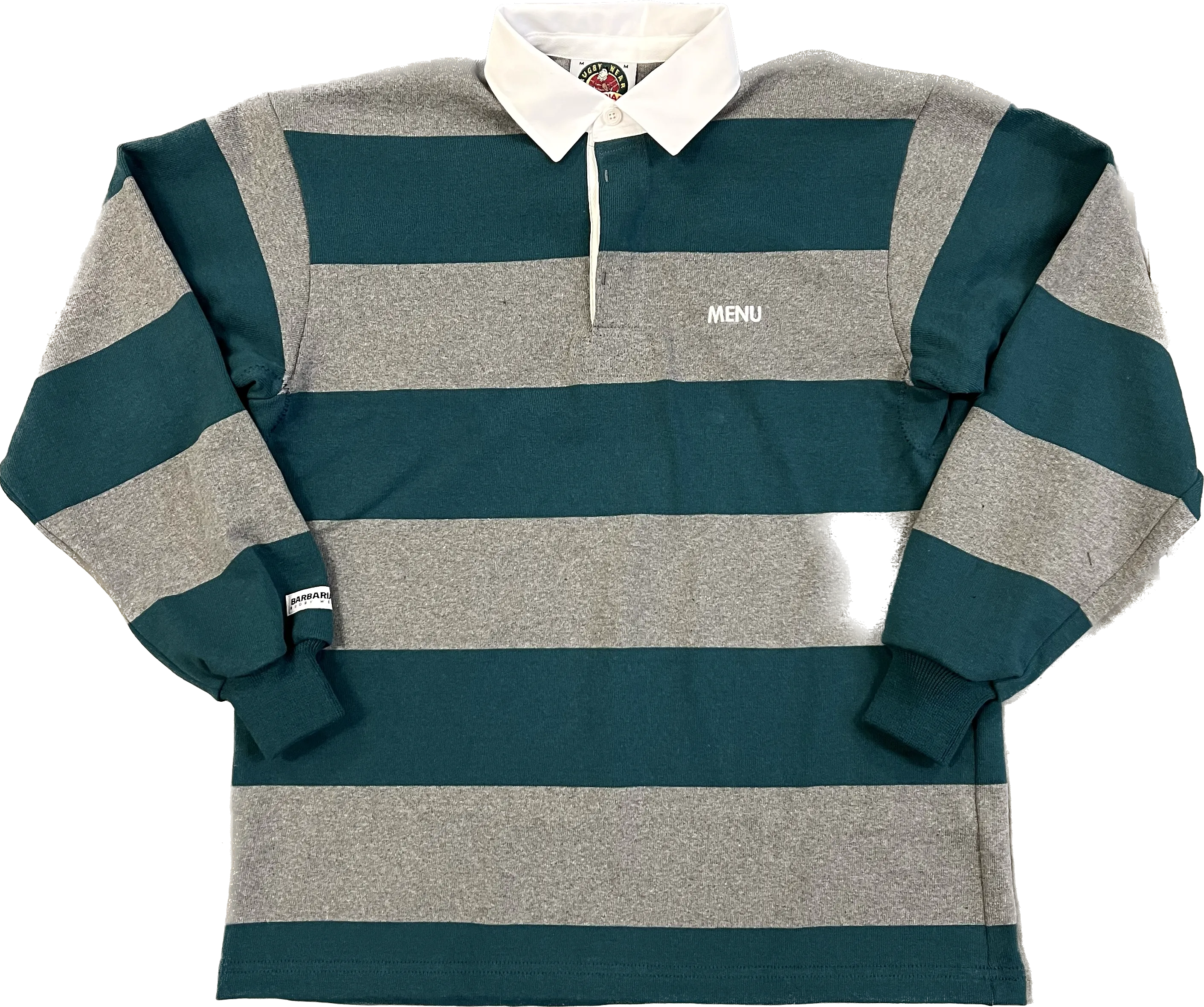 Menu X Barbarian Rugby Shirt - Oxford/Teal