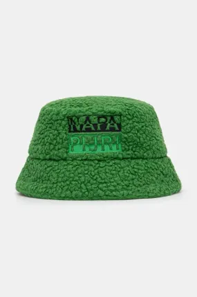 Napapijri wool blend hat F-Tosh Cap green color NP0A4I84G1T1