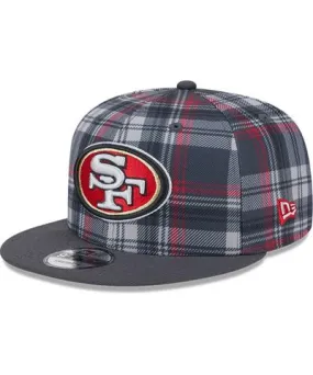 New Era Men's Gray San Francisco 49ers 2024 Sideline Statement 9FIFTY Snapback Hat