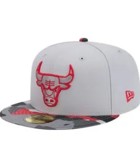 New Era Men's NBA Chicago Bulls Active Color Visor 59FIFTY Fitted Hat