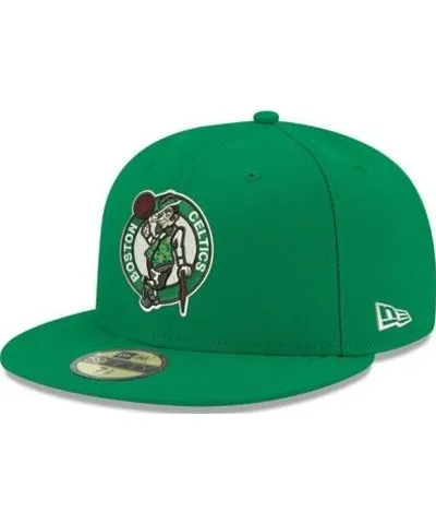 New Era Men's NBA Kelly Boston Celtics Official Team Color 59FIFTY Fitted Hat