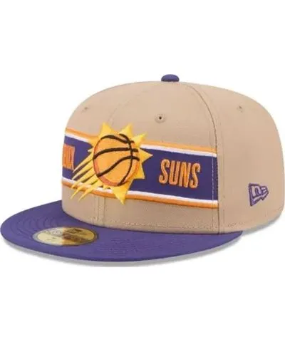 New Era Men's NBA Tan/Purple Phoenix Suns 2024 NBA Draft 59FIFTY Fitted Hat