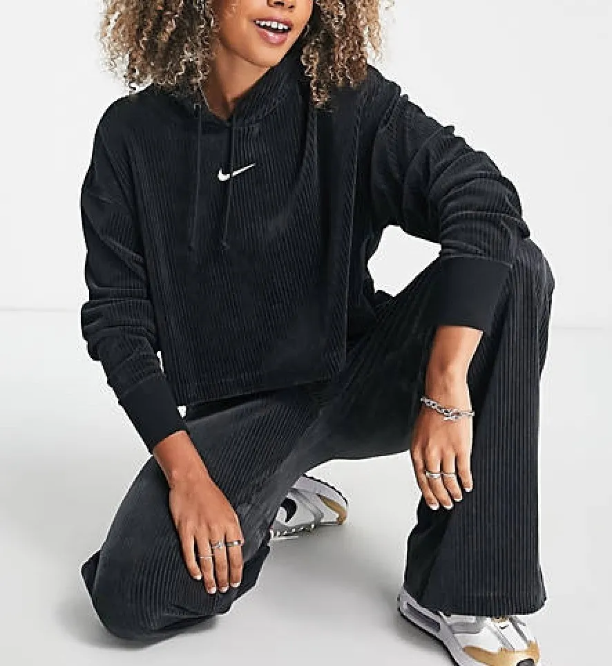 Nike  |Corduroy Street Style Long Sleeves Plain Cotton Logo