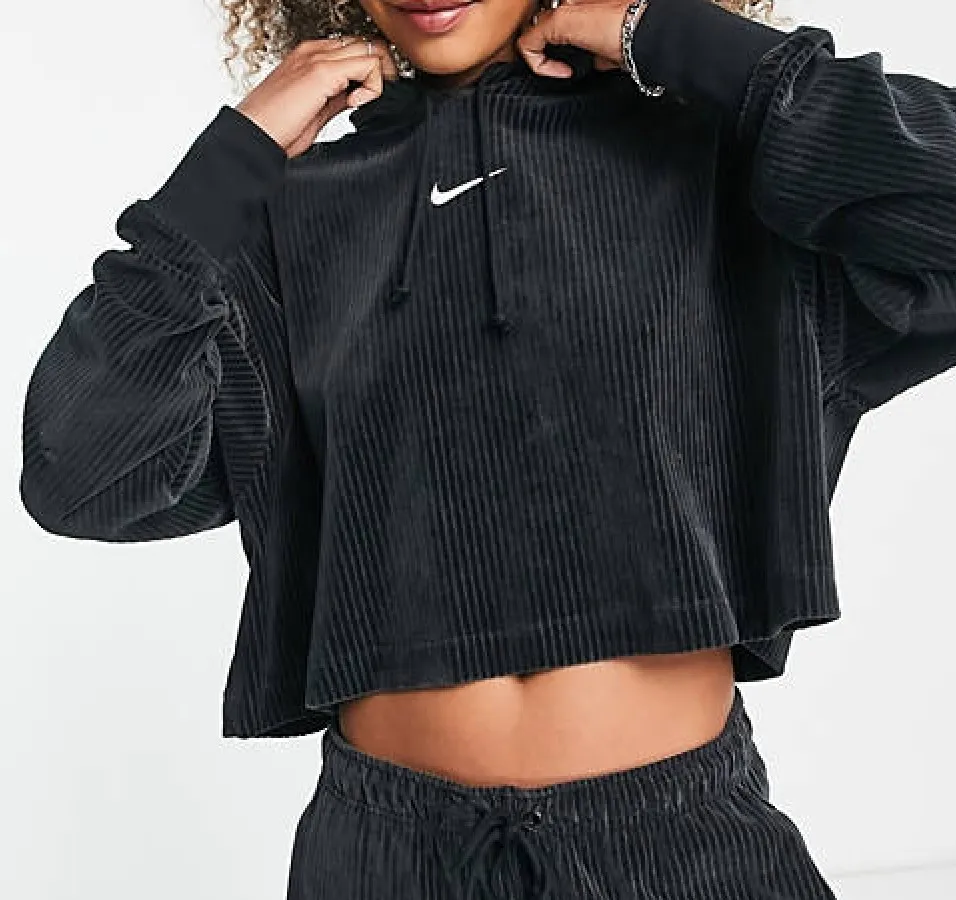 Nike  |Corduroy Street Style Long Sleeves Plain Cotton Logo