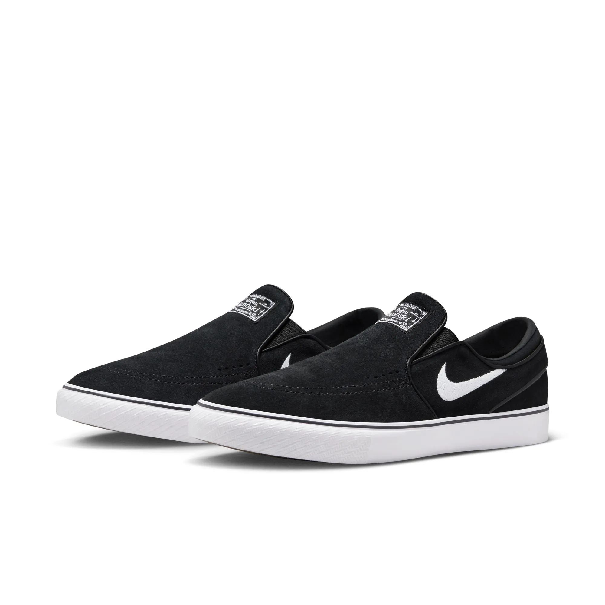 Nike SB Janoski OG+ Slip On - Black White