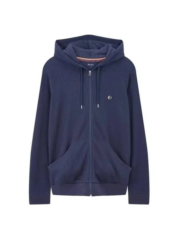 Overseas station season big chance 8 18 circle patch lounge hood zip up navy 270344