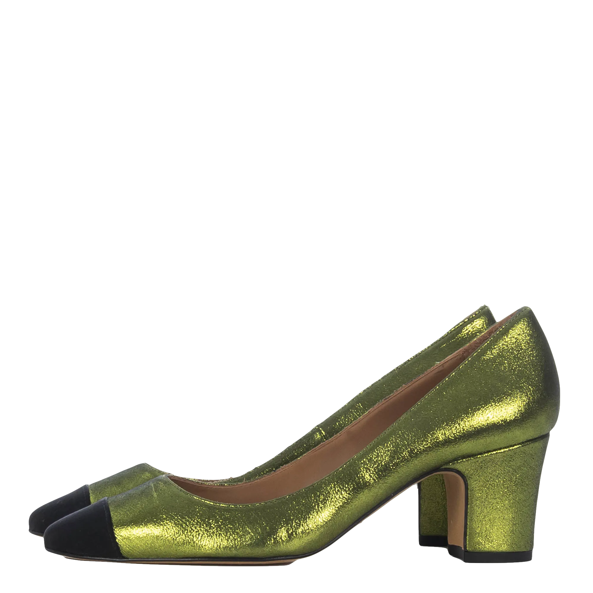 PATRI METALLIC GREEN PUMPS