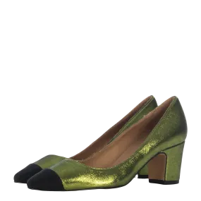 PATRI METALLIC GREEN PUMPS