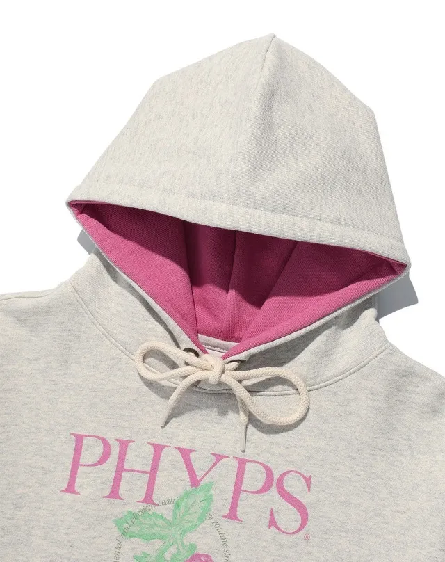 Phyps Department  |Long Sleeves Oversized Logo Cropped Tops