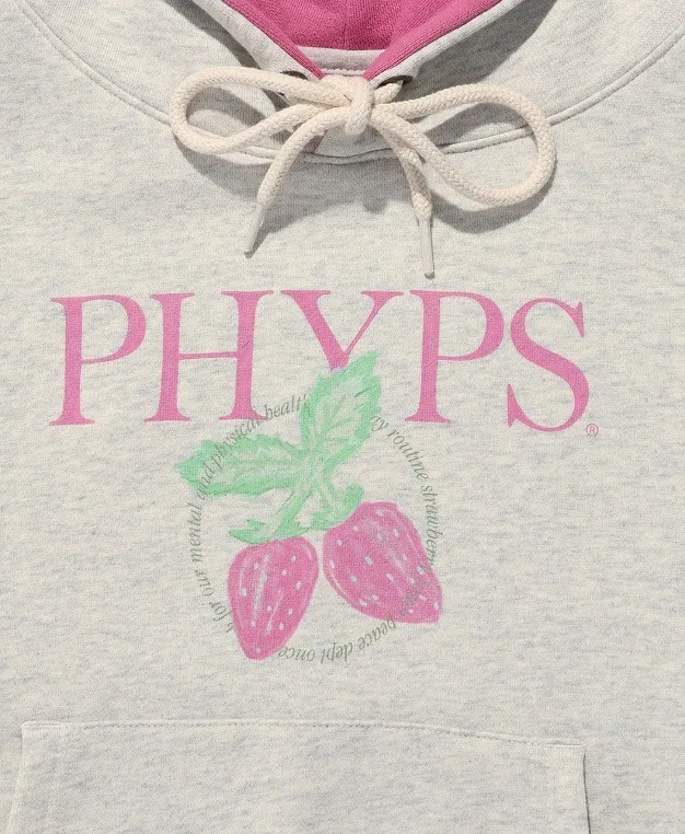 Phyps Department  |Long Sleeves Oversized Logo Cropped Tops