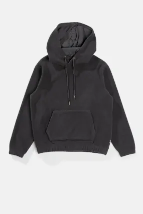 Reverse Fleece Hood Vintage Black