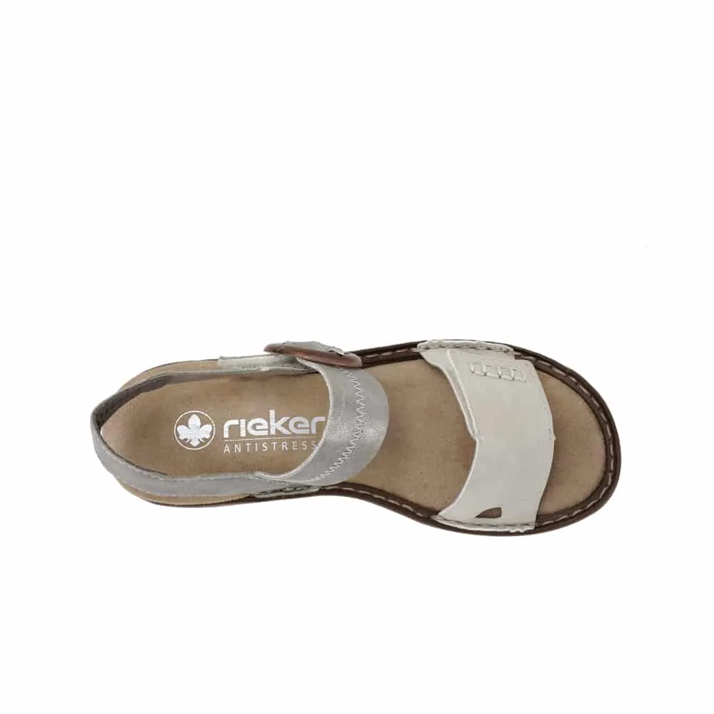 Rieker Women's Casual Leather Sandals 608Z3