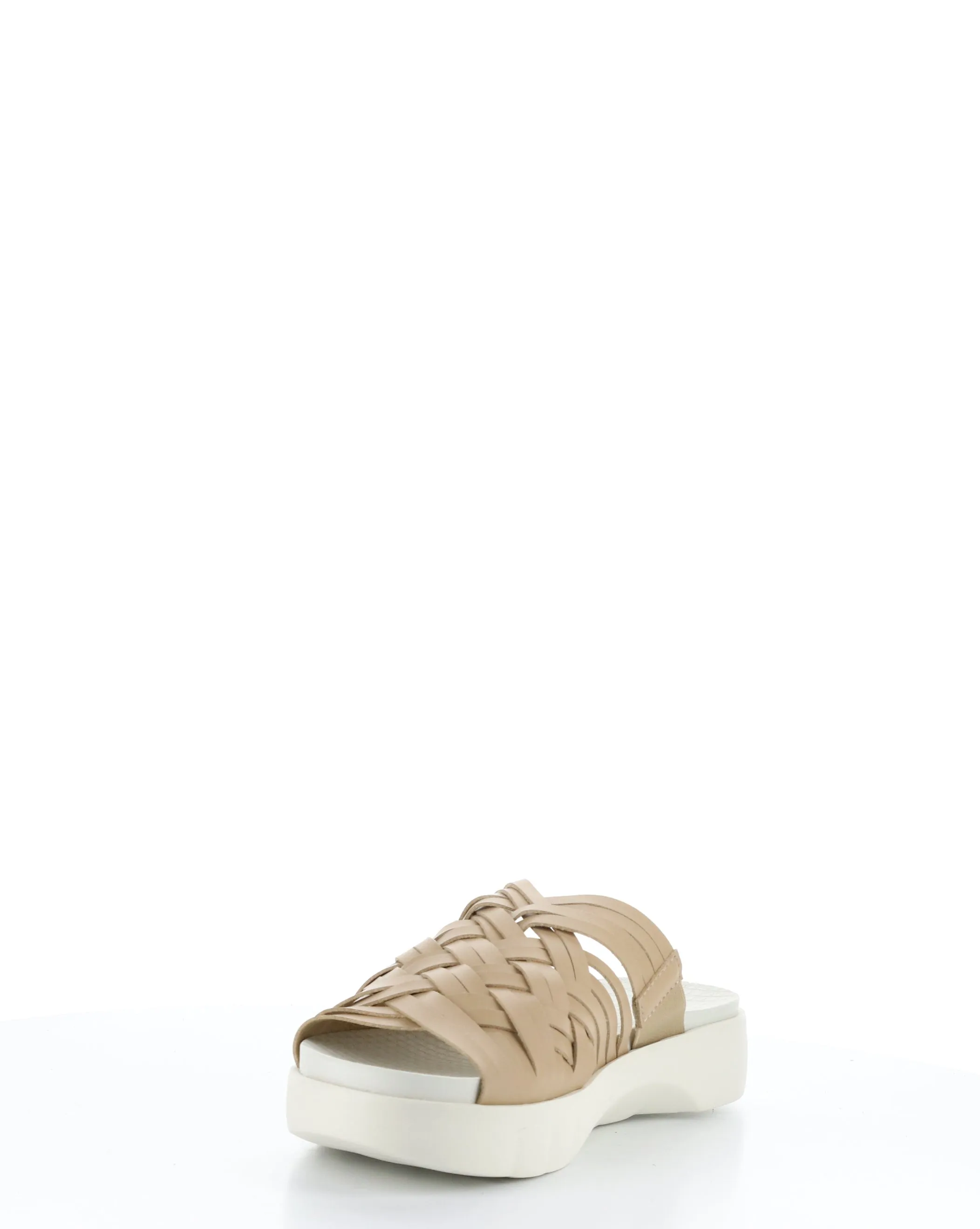 RISED TAN Slip-on Sandals