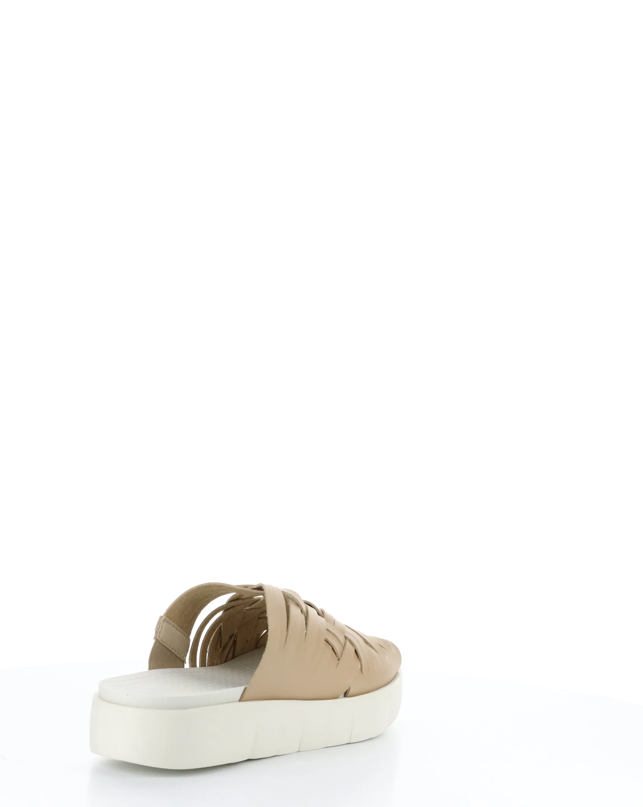 RISED TAN Slip-on Sandals