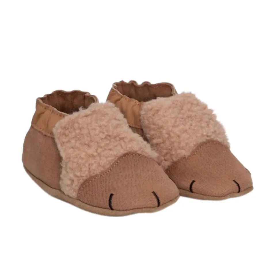 Robeez Paws Crib Bootie - Tan