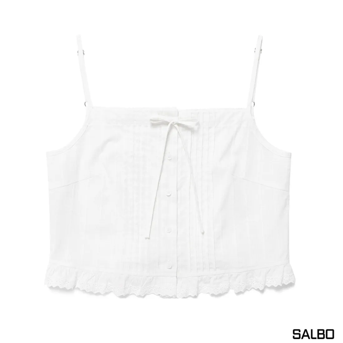 rolarola  |Sleeveless Street Style Plain Cotton Cropped Tops