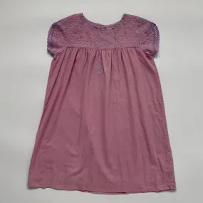 Roller Rabbit Pink Cotton Peasant Dress With Embroidery: 8 Years