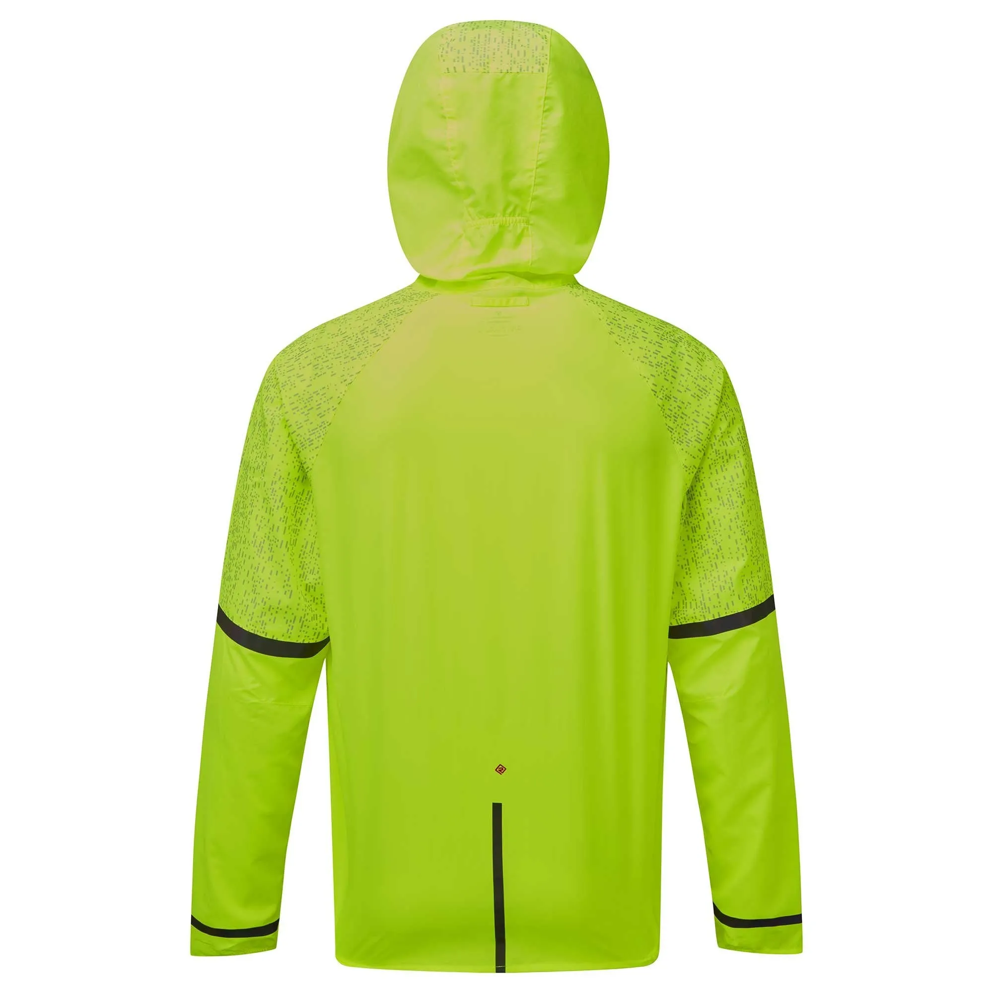 Ronhill  Life Nightrunner Mens HI-VIS Running Jacket Fluo Yellow/Flame/Reflect