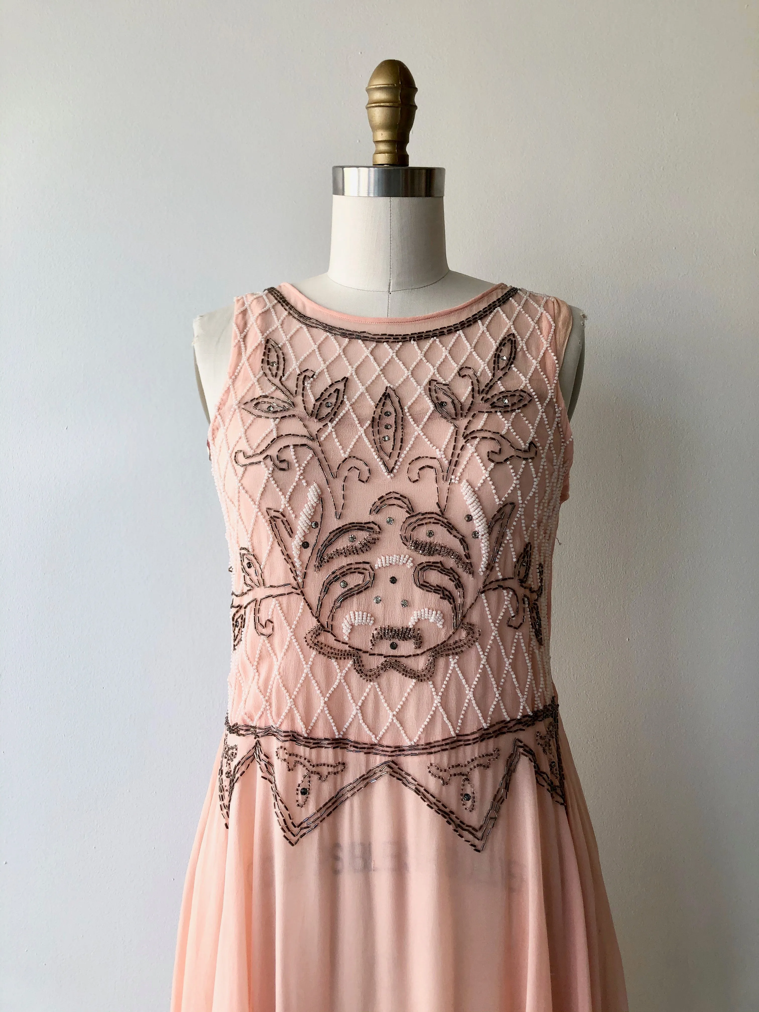 SALE Lillian Silk 1920s Dress