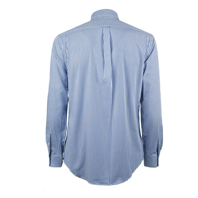 SHIRT POPELINE SLIM FIT Man Light Blue White