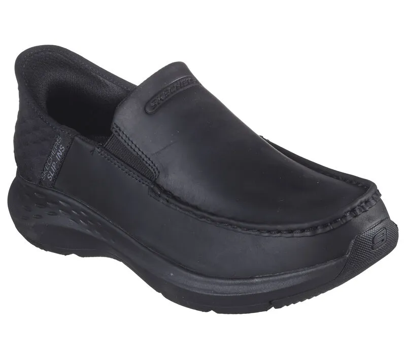 Skechers Men’s Parson-Oswin Slip In Shoes-Black