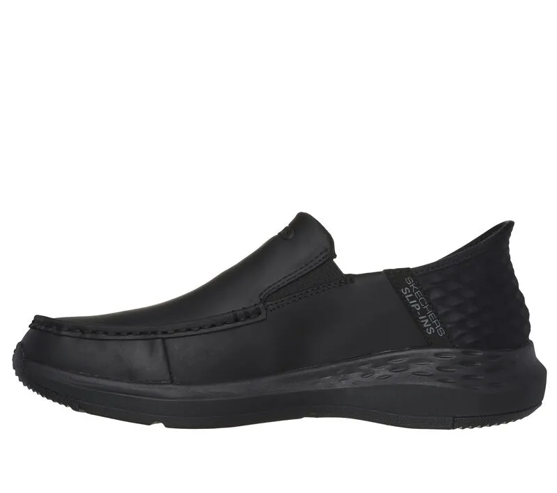 Skechers Men’s Parson-Oswin Slip In Shoes-Black