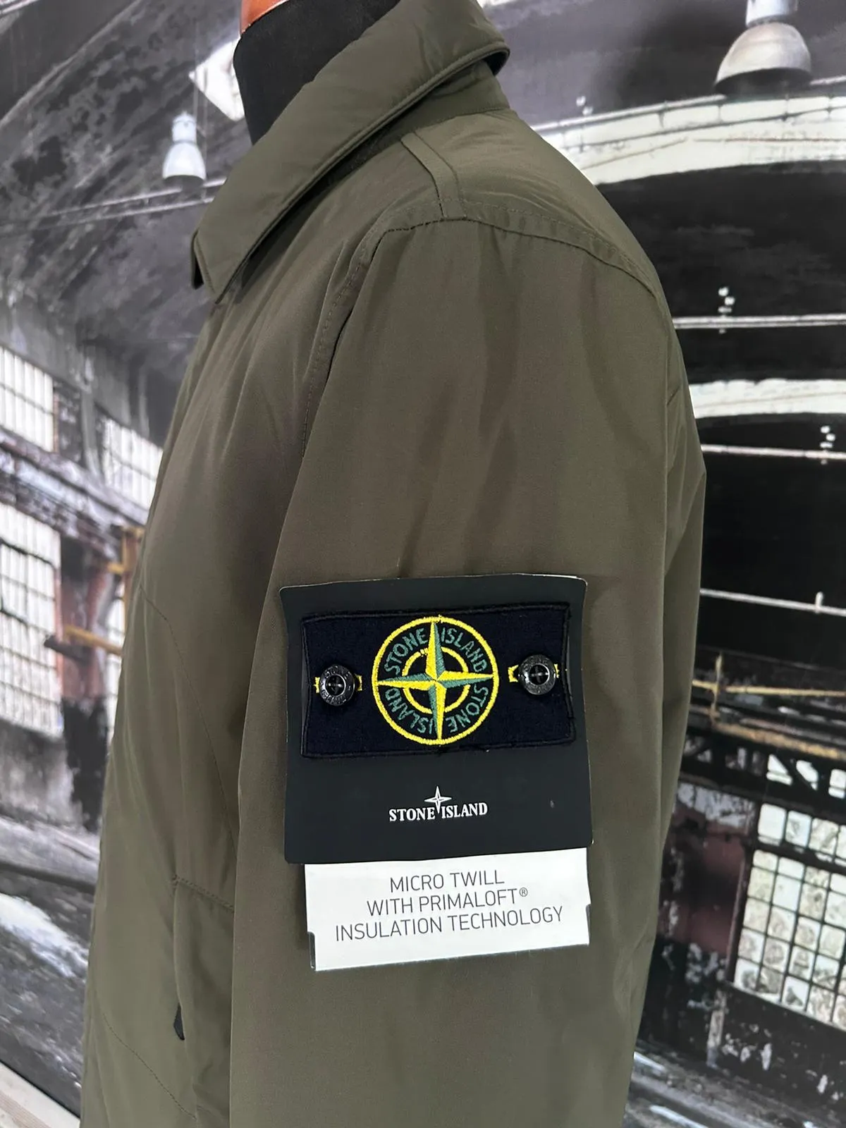 STONE ISLAND MICRO TWILL WITH PRIMALOFT® P.U.R.E™ INSULATION TECHNOLOGY JACKET