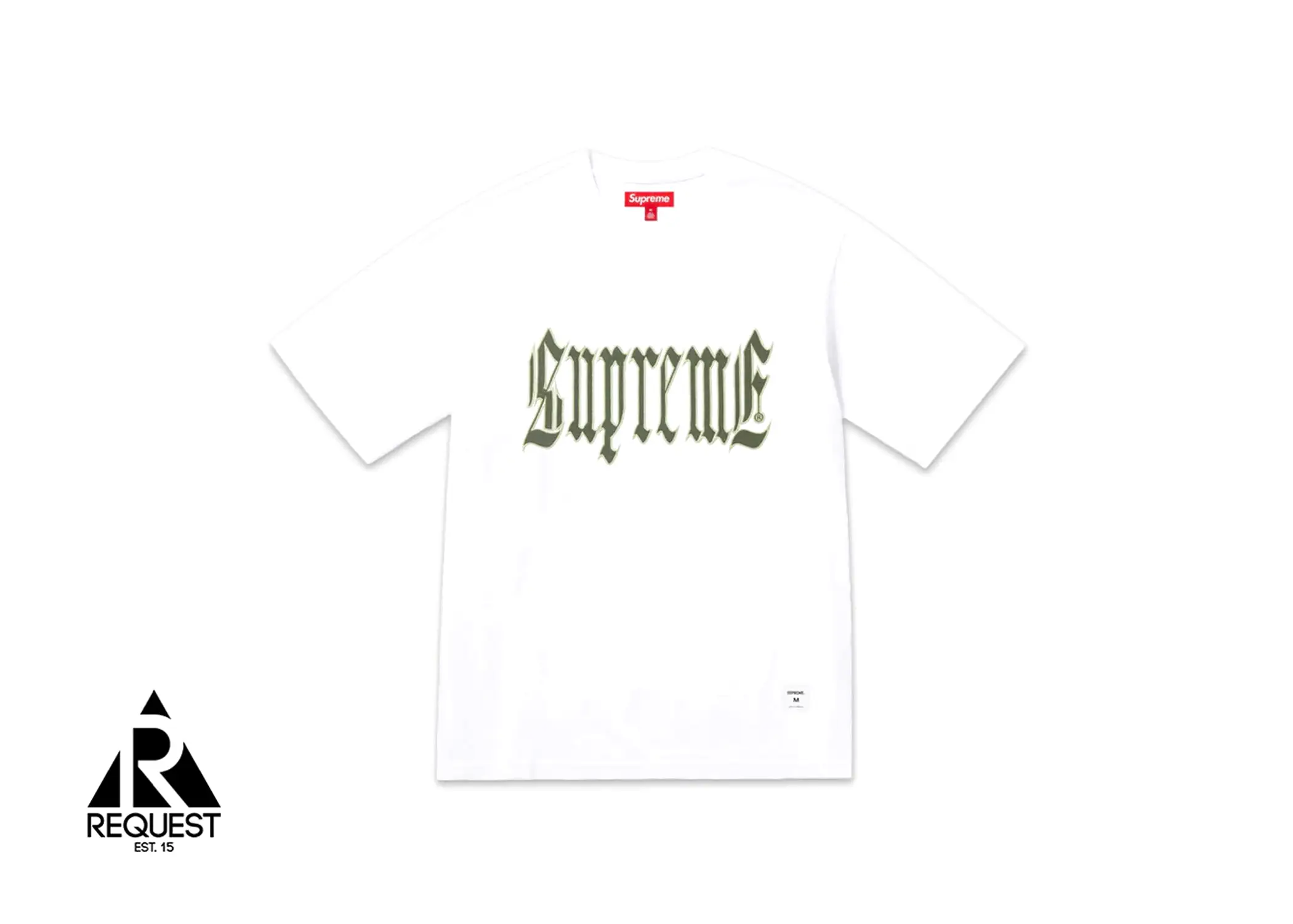 Supreme Old English S/S Top “White”