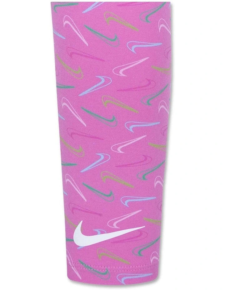 Swoosh Logo Leggings in Pink