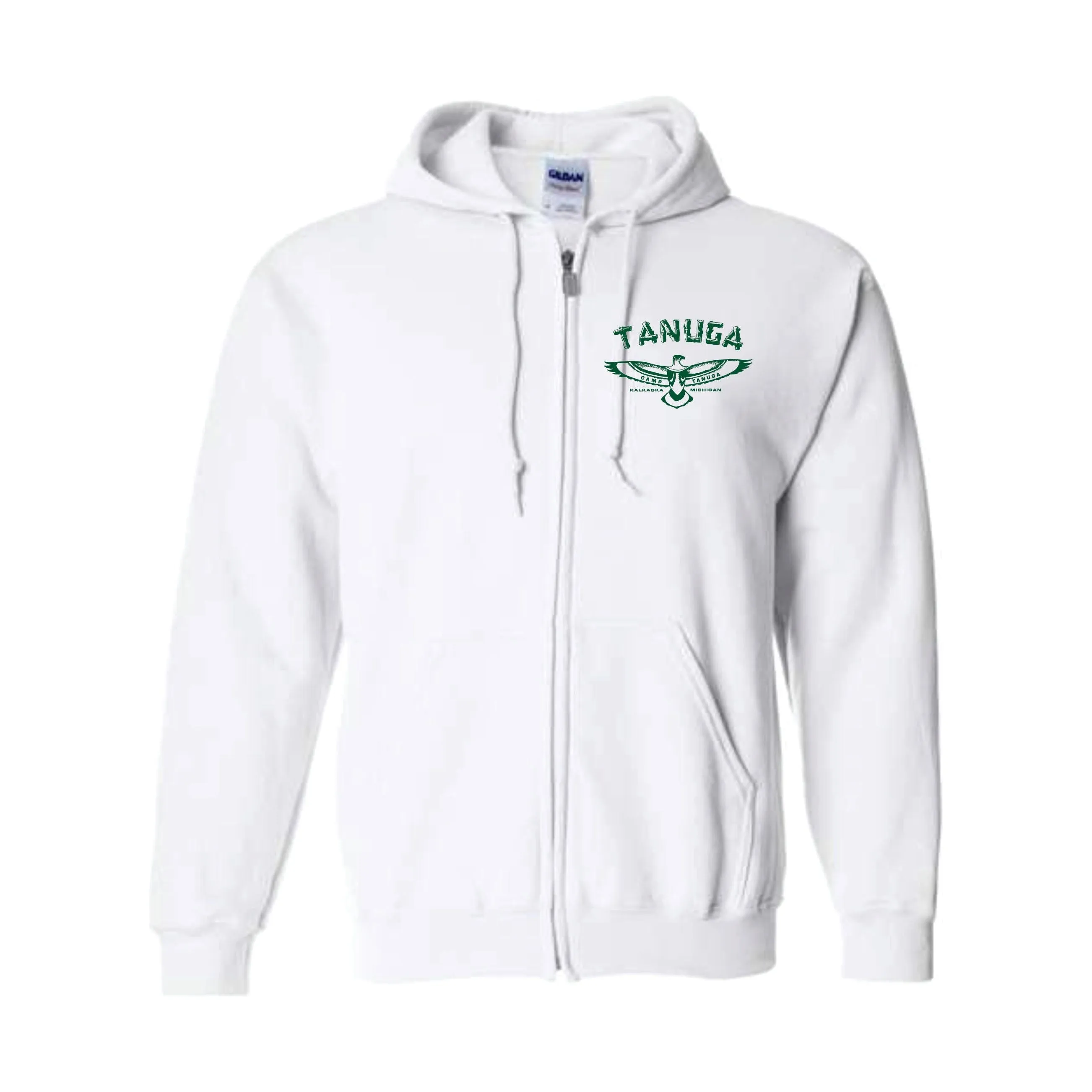 Tanuga White Full Zip Hood