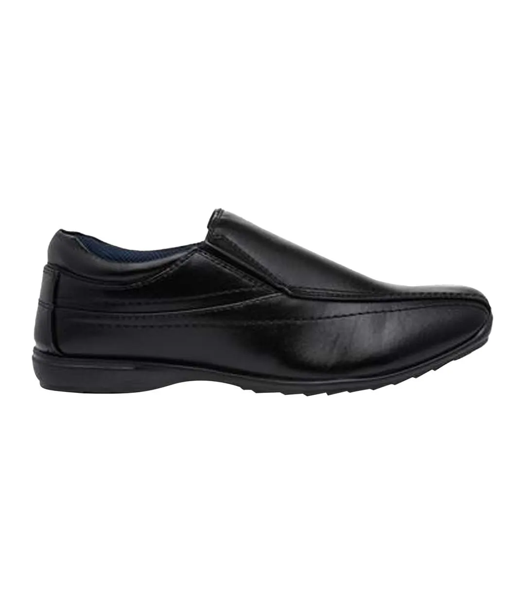 US Brass Mens Custer/Clipper Twin Gusset Shoes (Black) - UTDF242