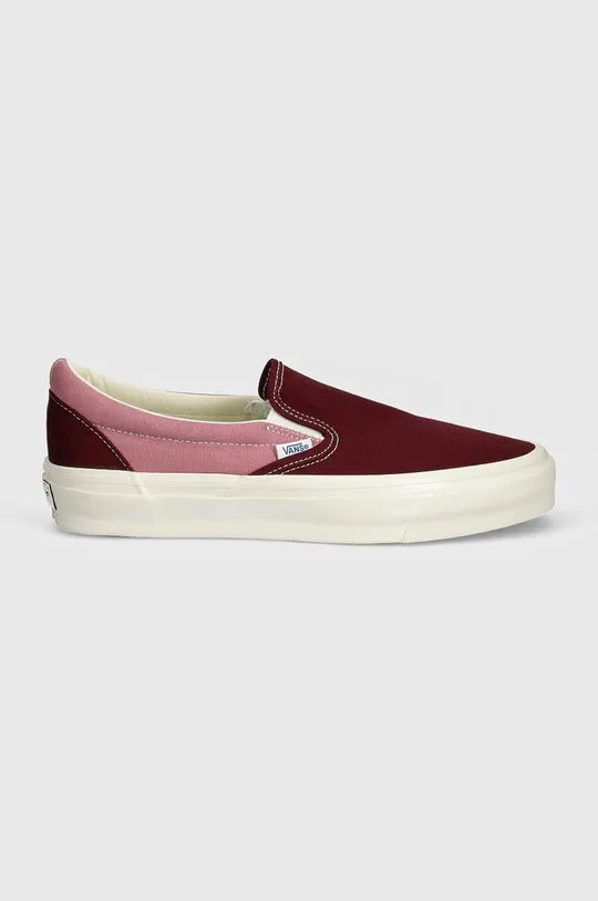 Vans plimsolls Premium Classics LX Slip-On Reissue 98 maroon color VN000CSE5T21