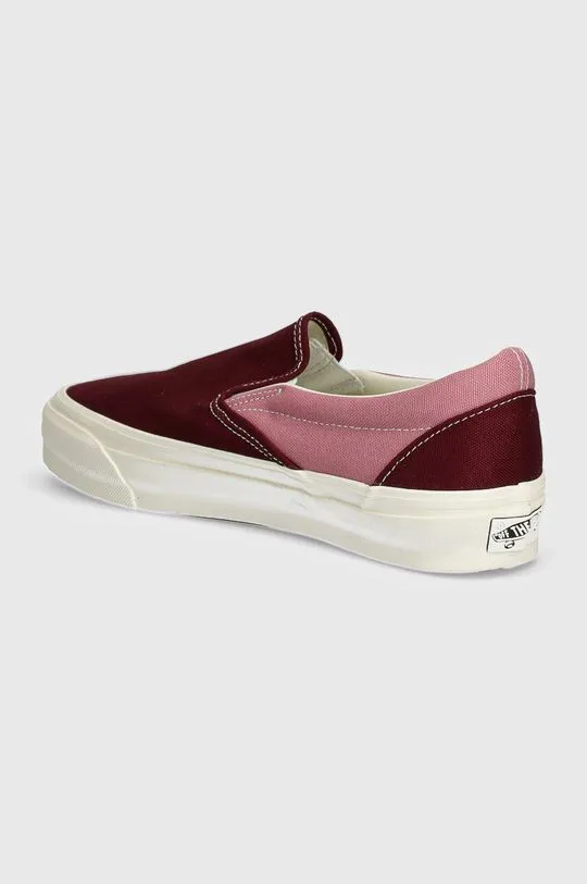 Vans plimsolls Premium Classics LX Slip-On Reissue 98 maroon color VN000CSE5T21