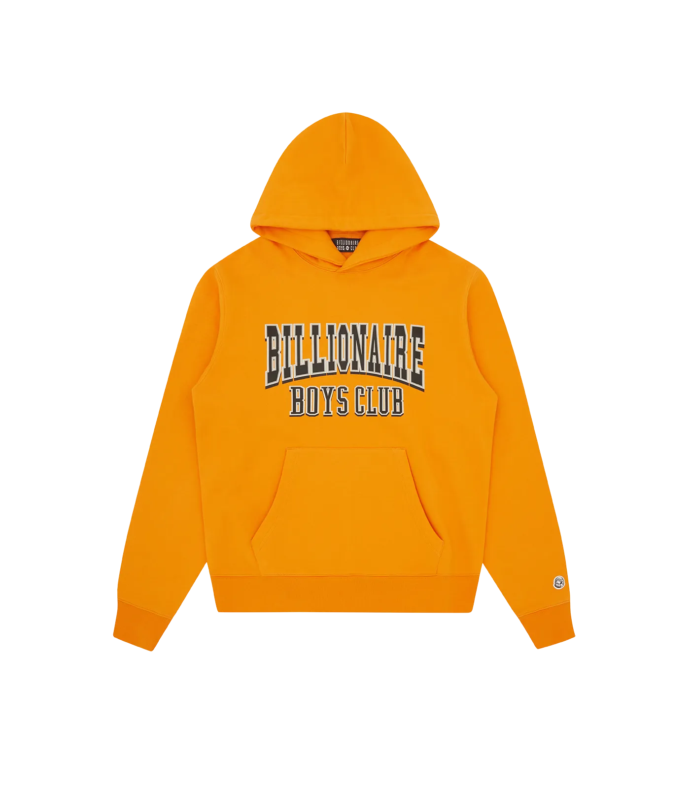 VARSITY LOGO POPOVER HOOD - ORANGE