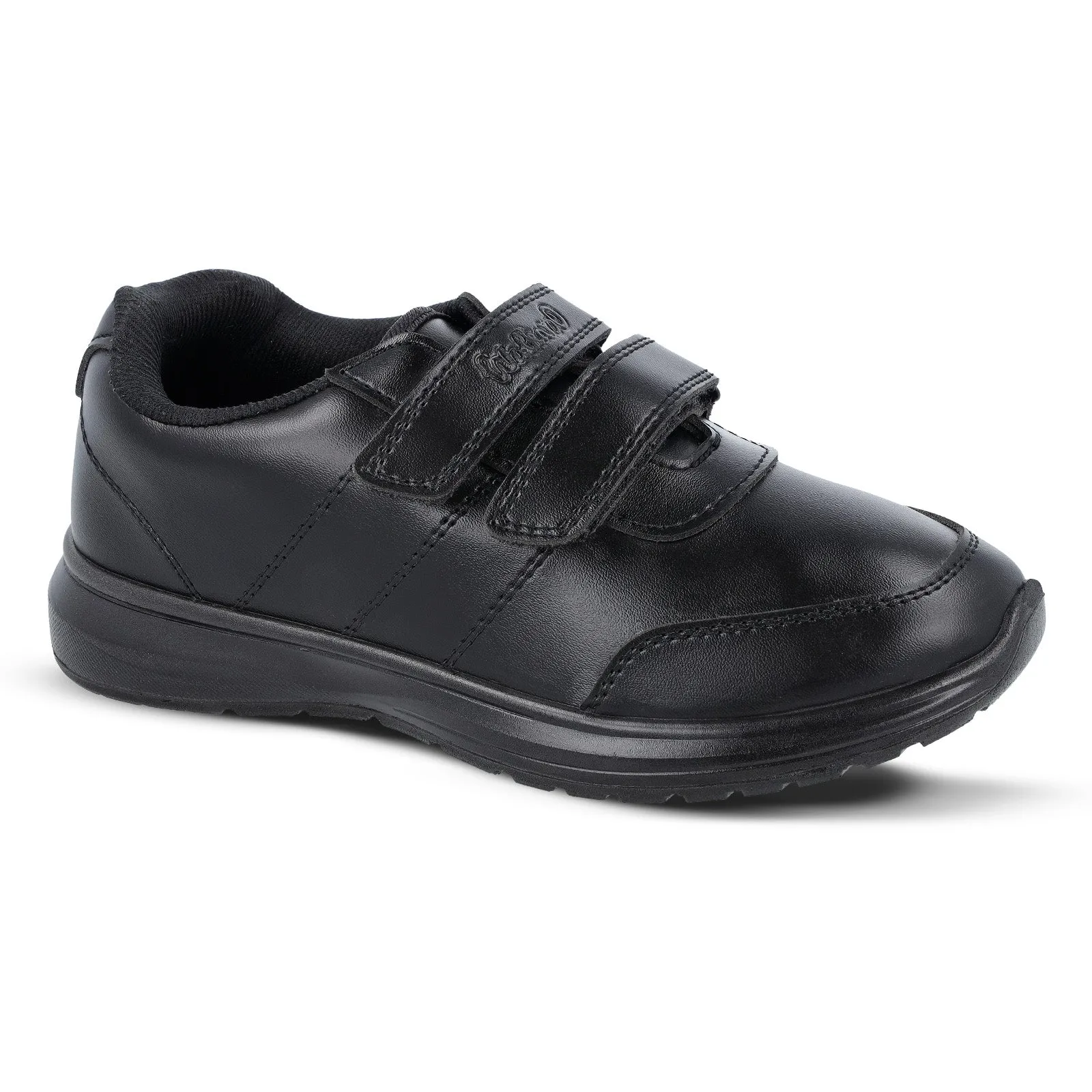 Walkaroo boys School Shoes - WV502 Black