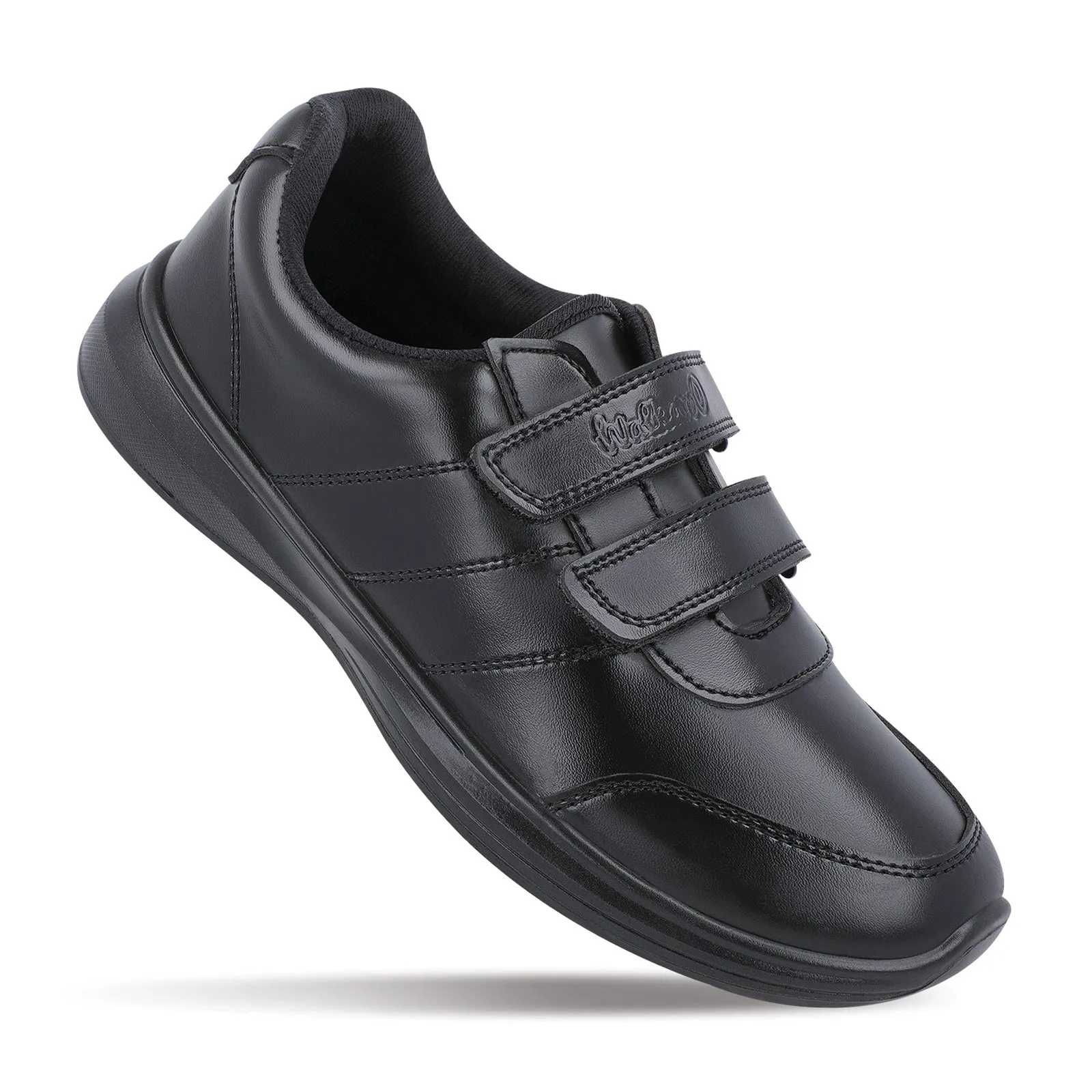 Walkaroo boys School Shoes - WV502 Black