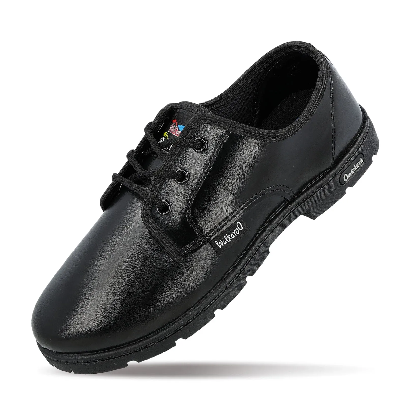 Walkaroo Kids School Shoes - WV521 Black