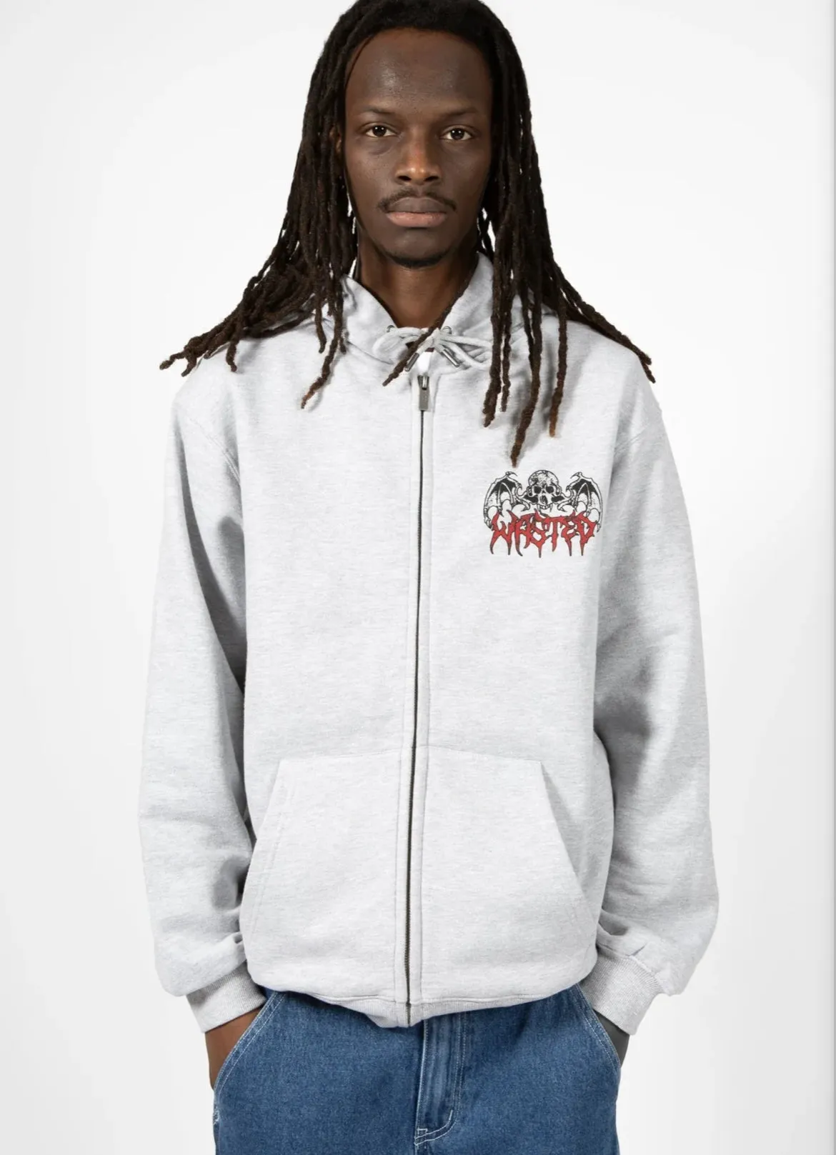 Wasted Paris Bones Zip Hood