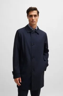 Waterproof coat blended with wool