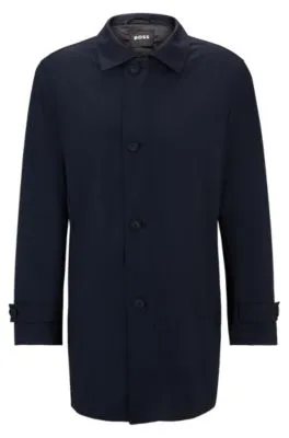 Waterproof coat blended with wool