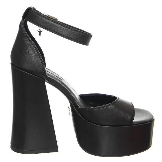 Windsor Smith W' Aware Black Leather Sandals