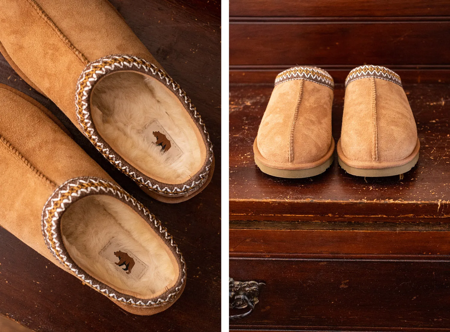 Women's Sheepskin Slip-On Slippers