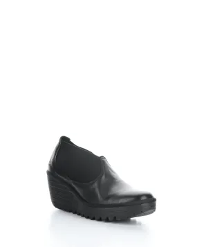 YIFY447FLY 000 BLACK Round Toe Shoes