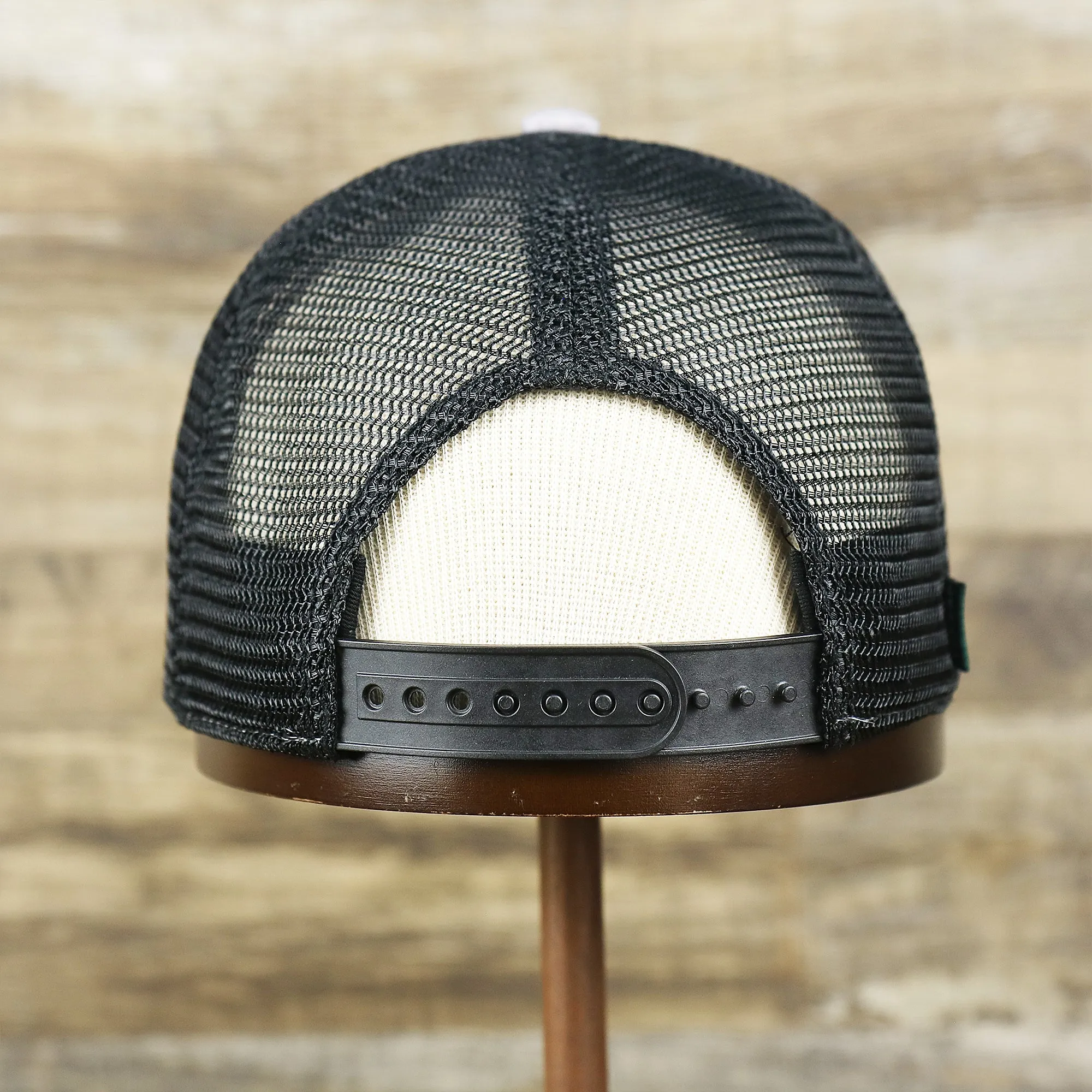 Youth New Jersey Ocean City Sunset Mesh Back Trucker Hat | Gray And Black Mesh Youth Trucker Hat